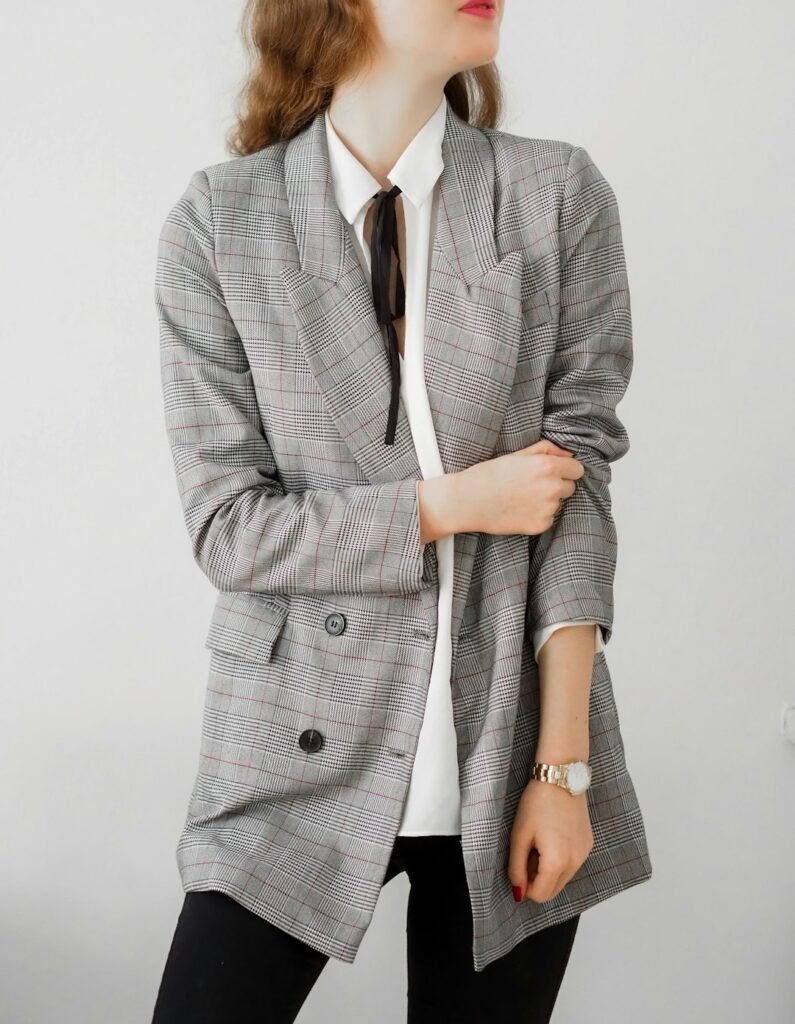 Women blazer clearly visible